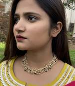 Gold Tone Multistrand Necklace