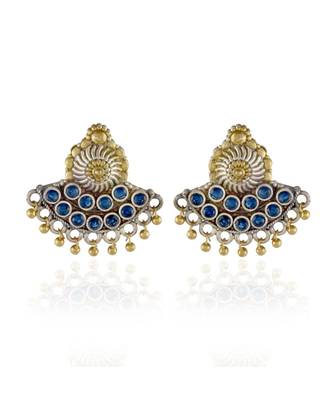 Blue Silver Golden Small Cute Stylish Earring 1