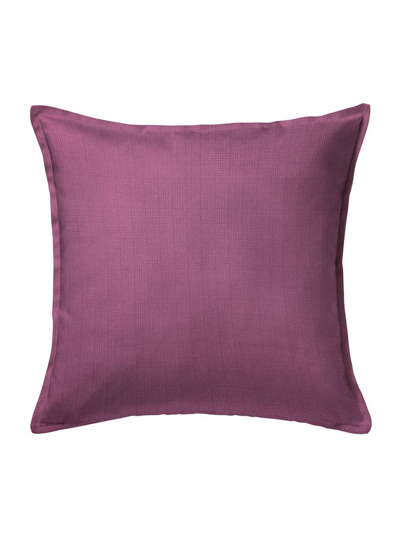 HOUZZCODE Pink & Black Set of 2 Floral Square Cushion Covers