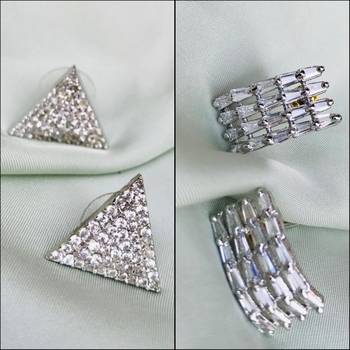 Silver earrings 1