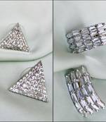 Silver earrings