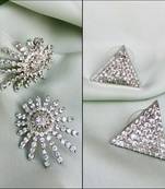 Silver earrings