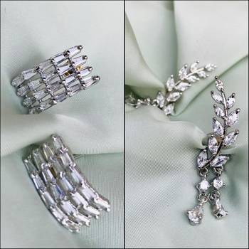 Silver earrings 1