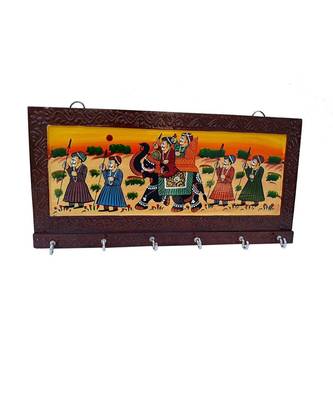 Handicraft Wooden Key Holder 1