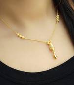 Gold diamond mangalsutra