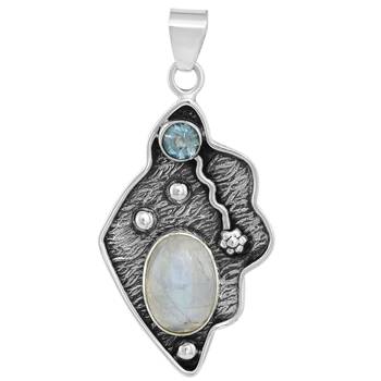 Multicolor Moonstone Pendants 1