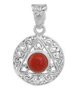 Red Coral Pendants