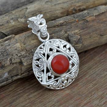 Red Coral Pendants 3