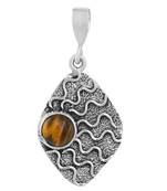 Brown Crystal Pendants