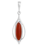 Orange Carnelian Pendants