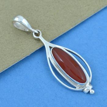 Orange Carnelian Pendants 2