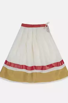 Pink South Indian Pattu Pavadai Sets For Girls