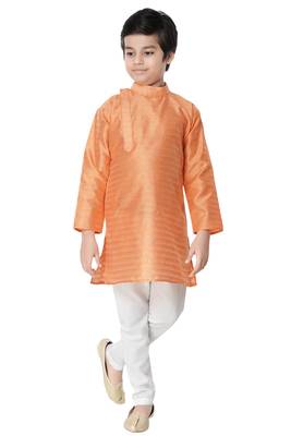 Multicolor plain cotton boys-kurta-pyjama 2