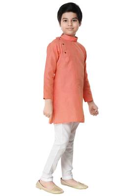 Multicolor plain cotton boys-kurta-pyjama 2