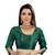  green woven jacquard saree with blouse