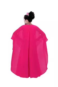 Pink Georgette Embroidered Zari Work Kids Kaftans