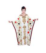Multicolor Georgette Embroidered Zari Work Kids Kaftans