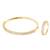 Golden Beautiful Diamond Bracelet Ring Combo Special Gift For Valentine