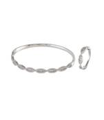 Silver Cute Diamond Bracelet Ring Combo Special Gift For Valentine