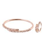 Rosegold Royal Classy Diamond Bracelet Ring Combo Special For Valentine