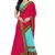 Pink Embroidered Georgette Saree With Blouse