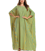 Women'S Multi Color Party Wear Rayon Cotton Kaftan For Women