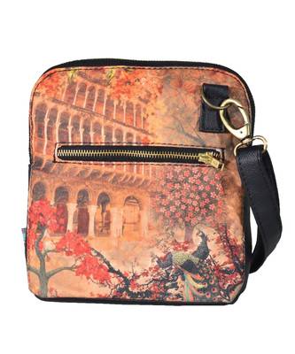 Fort and Floral Crossbody Bag For Women And Girls 1