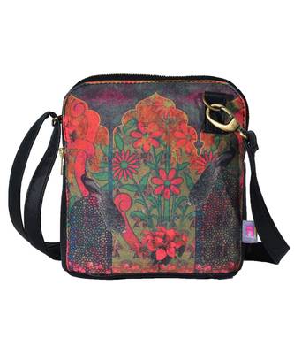 Colour Splash Flower Crossbody Bag For Women And Girls 2