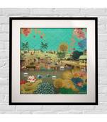 Beautiful Lakeside Framed Art Print