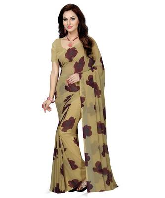 Combo of 5 Poly Georgette Multicolor Printed Women's Saree 2