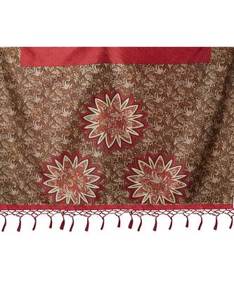 Combo Of 3 Poly Silk Multicolor Printed Women's Saree With Tassels 4