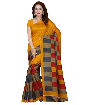 Combo Of 5 Poly Silk Multicolor Printed Women's Saree 6