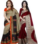 Women's Silk Saree With Blouse Piece (Combosr-5059_Multi-Coloured)