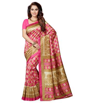 Combo Of 5 Poly Silk Multicolor Printed Women's Saree 4