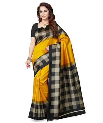 Combo Of 5 Poly Silk Multicolor Printed Women's Saree 5