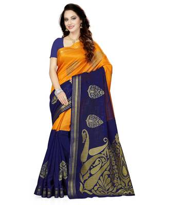 Combo of 5 Poly Silk Multicolor Printed Women's Saree. 6