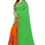 Green Embroidered Georgette Saree With Blouse