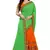 Green Embroidered Georgette Saree With Blouse