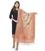 Exquisite Peachy Peach Color Digital Print Dupatta