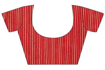 Red Woven Banarasi Silk Saree With Blouse 5