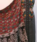 Suroh by Chandni Women's Silk Kalamkari Dress Material