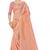 Light Pink Woven Banarasi Silk Saree With Blouse