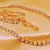 Traditional Single Line Zircon Gold Tone Waistbelt
