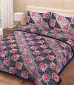 Multicolor Cotton Double Bedsheets