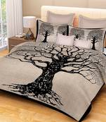 Multicolor Cotton Double Bedsheets