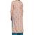 Women pink printed viscose kurti