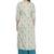 Women green printed viscose kurti
