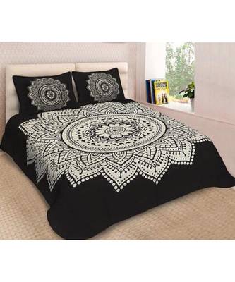 Multicolor Cotton Double Bedsheets 1