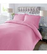 Luxurious 210 TC Striped Cotton Bedsheet with 2 Pillow Covers
