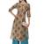 Women multicolor printed art silk kurti